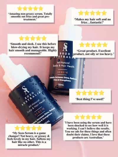 Sozo Scalp & Hair Health Serum with customer reviews