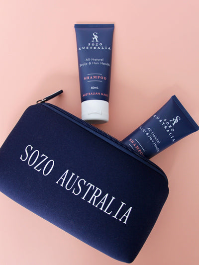 Take Me With You Hair Health Shampoo Duo - Travel Size 60mL - Sozo Australia