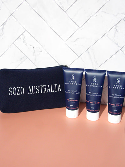 Take Me With You Hair Health Trio - Travel Size 60mL - Sozo Australia